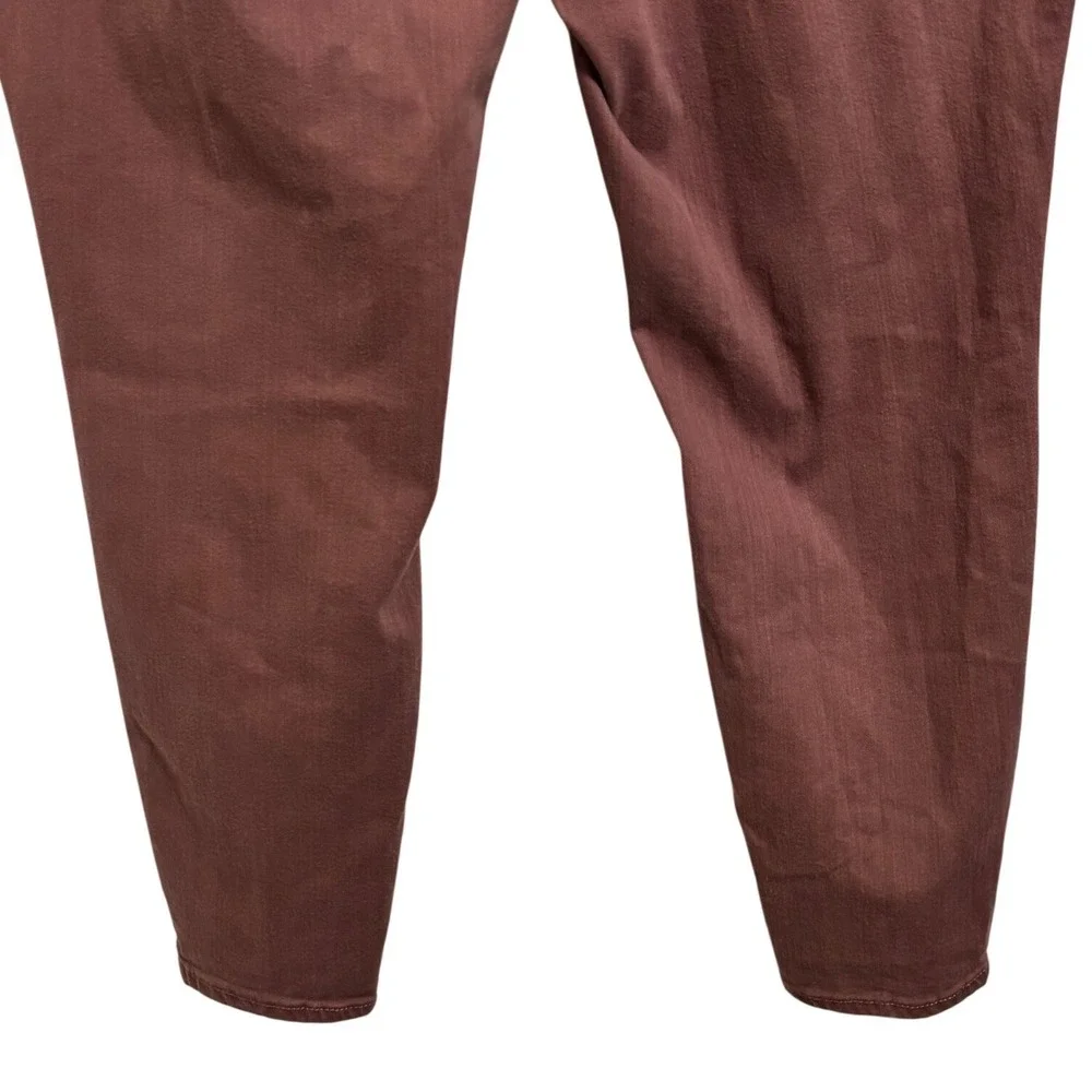 EVRI Womens Mauve Pull On Jegging Pants Plus‎ Size 16W Stretch Skinny Rose